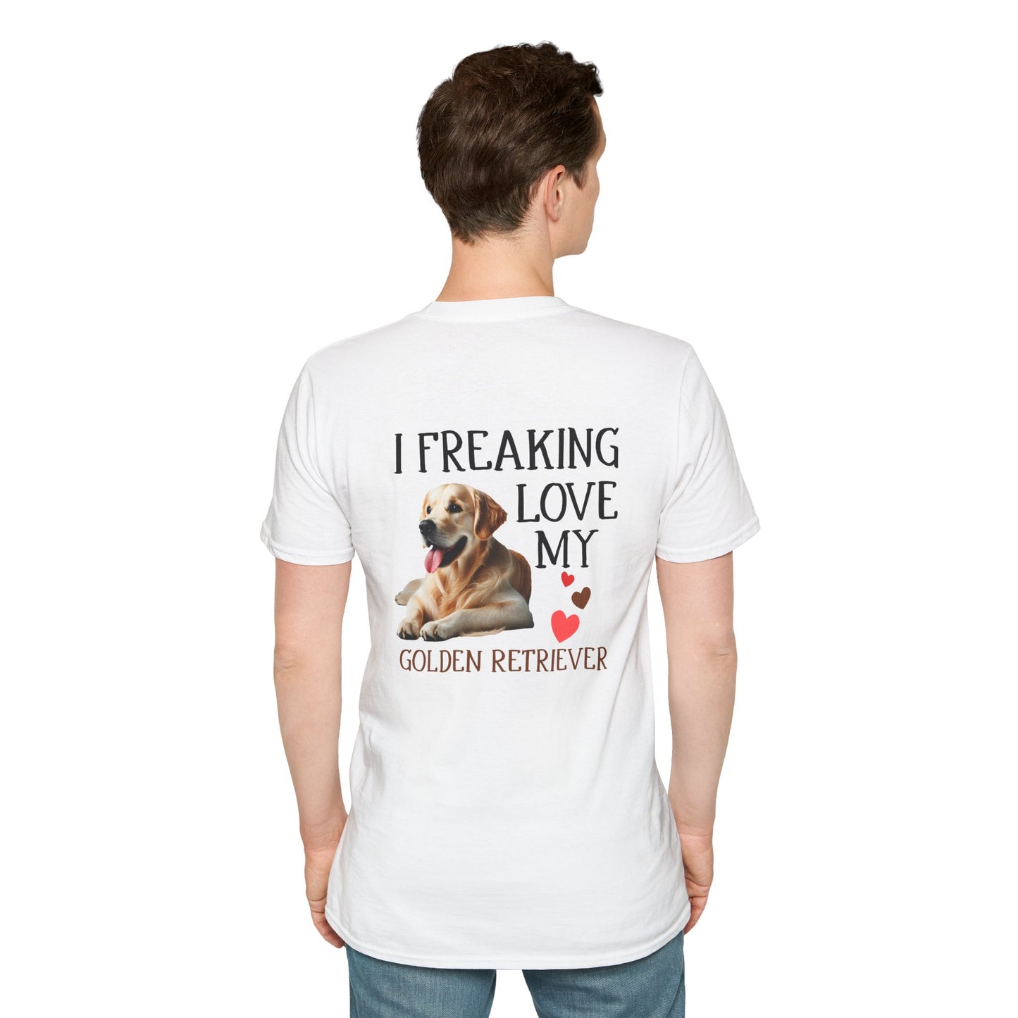 Golden Retriever Love T-Shirt | Dog Lover Gift | Pet Owner Apparel | Animal Lover Shirt | Funny Dog T-Shirt | Gift for Dog Lovers