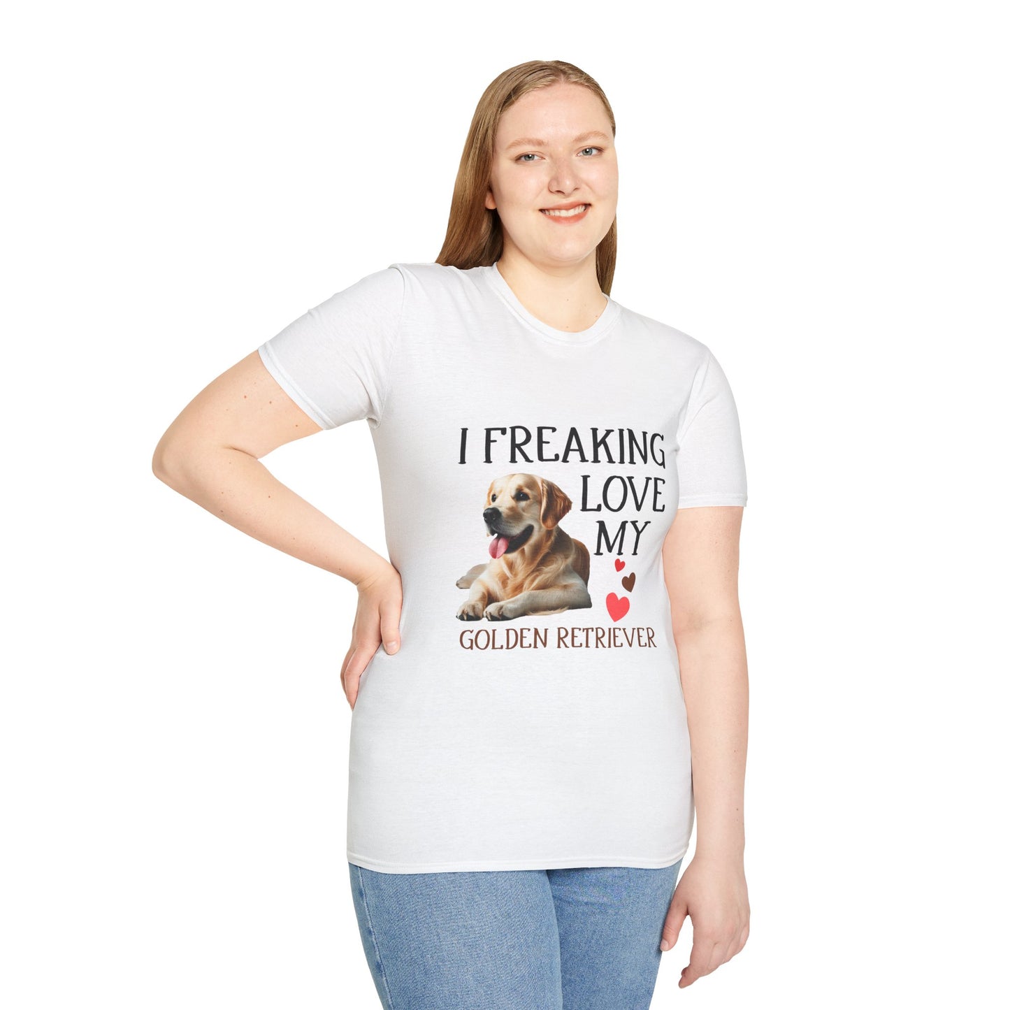 Golden Retriever Love T-Shirt | Dog Lover Gift | Pet Owner Apparel | Animal Lover Shirt | Funny Dog T-Shirt | Gift for Dog Lovers