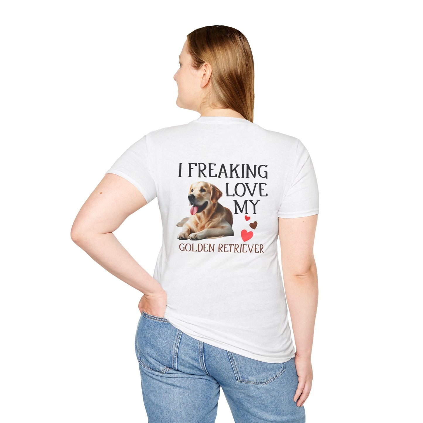 Golden Retriever Love T-Shirt | Dog Lover Gift | Pet Owner Apparel | Animal Lover Shirt | Funny Dog T-Shirt | Gift for Dog Lovers